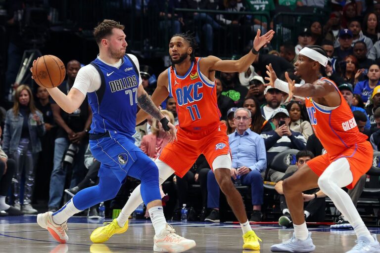 Dallas Mavericks vs OKC Thunder Match Player Stats