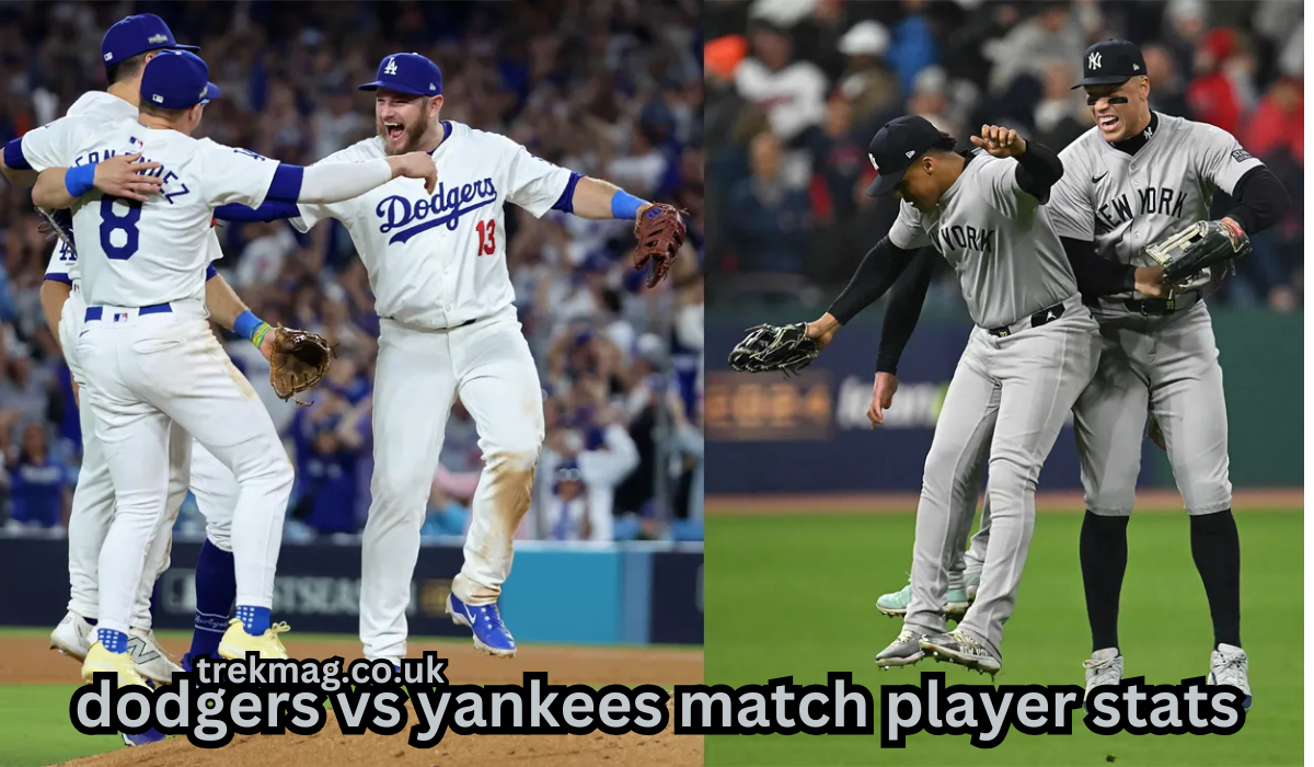 dodgers vs yankees match player stats