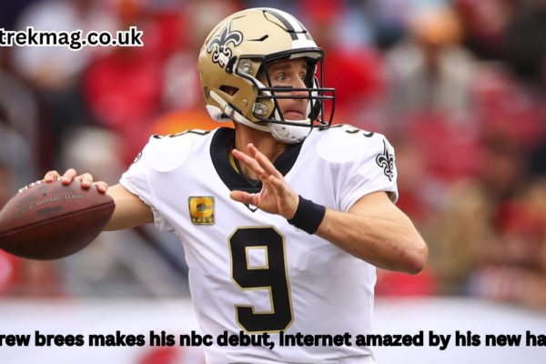 drew brees makes his nbc debut, internet amazed by his new hair