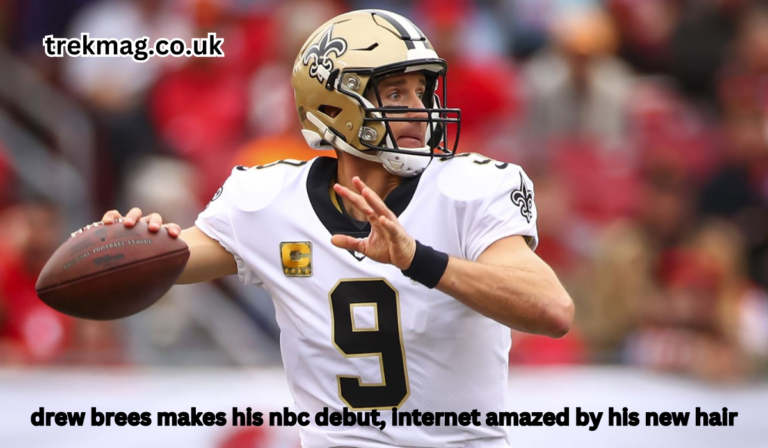 drew brees makes his nbc debut, internet amazed by his new hair